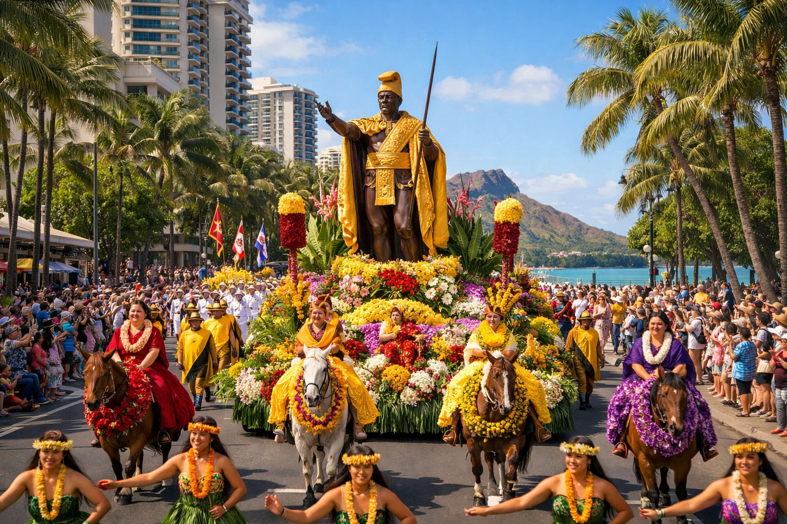 King Kamehameha Celebration Floral Parade 2026 June